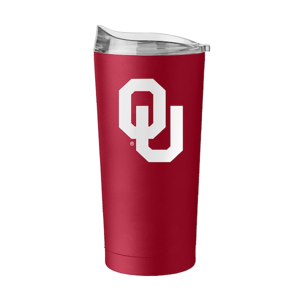 Logo Brands Oklahoma 20oz Flipside Powder Coat Tumbler 192-S20PT-34 - main
